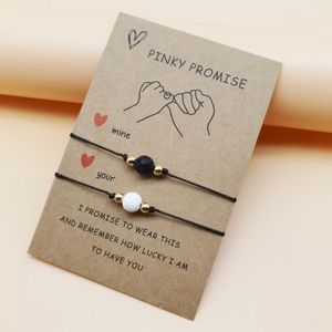 Essential Oil Bead card Bracelet Adjustable Natural Volcanic Stone Bracelet.